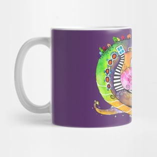 rainbow snail 2 Mug
